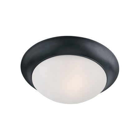 MAXIM Essentials 3-Light Flush Mount 5852FTBK